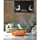 TAVOLO - MOD. TAC - PER INTERNO/ESTERNO - STRUTTURA IN POLIETILENE - NORMA CE