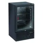 Espositore refrigerato - Mod TKG 120B - Temperatura +1°/+10°C - Capacità Lt  88 - Statico con agitatore - Dimensioni cm L 48,8 x P 50,6 x H 84