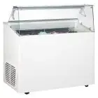 VETRINA GELATERIA - MOD. VETRINA TP 6 - CAPACITA' LT 246 - TEMPERATURA -15°/-20°C - Dim. cm. L 120 x P 67,3 x h 117,5 - Norma CE
