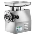 TRITACARNE PROFESSIONALE 32 RSD (gruppo macinazione estraibile) - Gruppo macinazione inox - Con inversione di marcia - Potenza hp 2,2 - 1600W 230V Monofase 50hz - Produzione oraria Kg/h 300-500