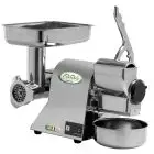 ABBINATO TRITACARNE E GRATTUGIA - MOD. TCGR8A - GRUPPO MACINAZIONE IN ALLUMINIO ALIMENTARE - POTENZA Kw 0,38 (0,5Hp) - ALIMENTAZIONE V 230/50Hz MONOFASE - PRODUZIONE ORARIA CARNE Kg 15 - PRODUZIONE ORARIA FORMAGGIO Kg 30 - DIM. Cm L 26 x P 38 x h 36 - NOR