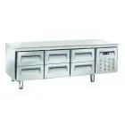 Tavolo refrigerato in acciaio inox Cool Head UGN 3160