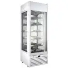ESPOSITORE VERTICALE REFRIGERATO - MOD. VENERE 70 NSW - CAPACITA' LT. 470 - TEMPERATURA -15°/-22°C - Dim. cm. L 66,8 x P 77,3 x h 200 - Norma CE
