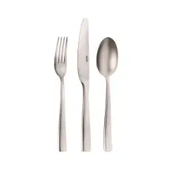 Coltello Tavola Forgiato  - ABERT Linea MAREA POLVERE DI LUNA - Spessore mm 3 - Dimensioni mm 235 - Imballo confezione da n. 12 Unità