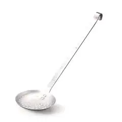 Schiumarola  in Lega - AGNELLI Linea MESTOLAME - ALLUMINIO - Codice ALMA207 - Diametro 12 cm - Imballo confezione da n. 1 Unità