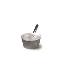Colapasta Conico 1 Manico  in Alluminio - AGNELLI Linea ALLUMINIO 175 - 3 MM - Codice ALMA175 - Spessore mm 3 - Diametro 18 cm - Altezza cm 10 - Imballo confezione da n. 1 Unità