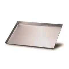 Teglia Rettangolare  in Lega Alluminio 3003 - AGNELLI Linea PIZZA - Codice COAL49/3 - Dimensioni cm 30x23 - Altezza cm 3 - Imballo confezione da n. 1 Unità