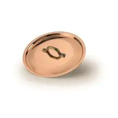 Coperchio  in Rame Stagnato - AGNELLI Linea RAME LISCIO STAGNATO - 2 MM - Codice ALCU129 - Spessore mm 2 - Diametro 36 cm - Imballo confezione da n. 1 Unità