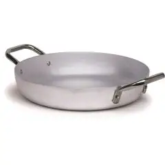 Tegame  in Alluminio - AGNELLI Linea ALLUMINIO - 2 MM - Codice PCMX010 - Spessore mm 2 - Diametro 34 cm - Altezza cm 65 - Imballo confezione da n. 1 Unità