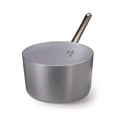 Casseruola Alta 1 Manico  in Alluminio - AGNELLI Linea ALLUMINIO 105 - 3 MM - Codice ALMA105 - Spessore mm 3 - Capacità 125 lt  - Diametro 32 cm - Altezza cm 17 - Imballo confezione da n. 1 Unità