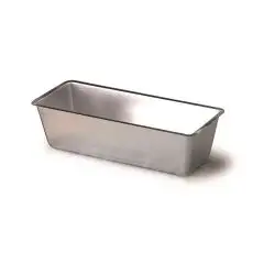 Stampo Plumcake  in Alluminio - AGNELLI Linea PASTICCERIA - Codice COAL38 - Dimensioni cm 26x7.5 - Altezza cm 75 - Imballo confezione da n. 1 Unità