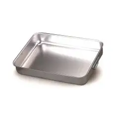 Rostiera Rettangolare 2 Manici  in Alluminio - AGNELLI Linea FORNO - ALLUMINIO - 2 MM - Codice FAMA50 - Spessore mm 2 - Dimensioni cm 45x30 - Altezza cm 75 - Imballo confezione da n. 1 Unit&agrave;