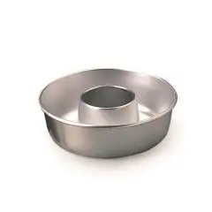 Stampo Ciambella  in Alluminio - AGNELLI Linea PASTICCERIA - Codice COAL37 - Diametro 26 cm - Altezza cm 85 - Imballo confezione da n. 1 Unità