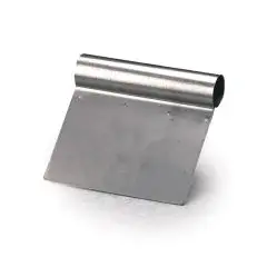Raschietto  in Inox - AGNELLI Linea PIZZA - Codice COIX41RX - Diametro 18 cm - Imballo confezione da n. 1 Unità