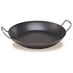 Paellera 2 Manici  in Ferro - AGNELLI Linea FERRO - Codice COFE3010T - Diametro 36 cm - Altezza cm 55 - Imballo confezione da n. 1 Unità