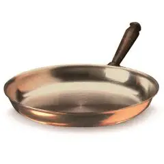 Padella Per Flambeau  in Rame - AGNELLI - Diametro 28 cm - Altezza cm 45 - Imballo confezione da n. 1 Unità