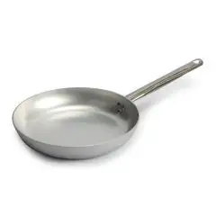 Padella Svasata Bassa 1 Manico  in Alluminio - AGNELLI Linea ALLUMINIO 111BB - 3 MM - Codice ALMA111BB - Spessore mm 3 - Diametro 20 cm - Altezza cm 45 - Imballo confezione da n. 1 Unità