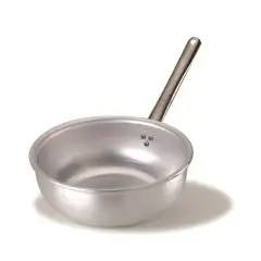 Padella Mantecare  in Alluminio - AGNELLI Linea ALLUMINIO 111BM - 3 MM - Codice ALMA111BM - Spessore mm 3 - Diametro 32 cm - Altezza cm 105 - Imballo confezione da n. 1 Unità
