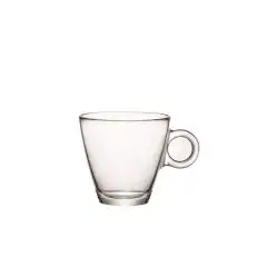 Tazza Espresso  - BORMIOLI ROCCO Linea EASY BAR - Codice 4.30220 - Capacità 10 cl 3  1/2 z - Diametro 84 mm - Altezza mm 61 - Imballo confezione da n. 12 Unità