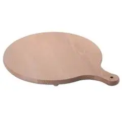 Tagliere Con Manico  in Faggio - CAPER - Codice 142/B - Diametro 45 cm - Imballo confezione da n. 1 Unità