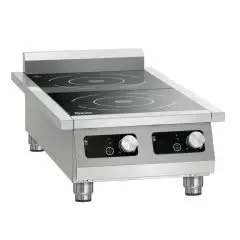 Piastra ad induzione trifase con piano di cottura in vetro Bartscher 2P 35-1 TCK