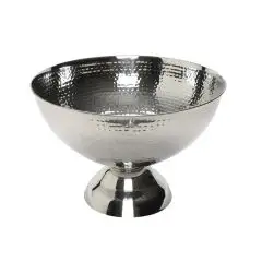 Spumantiera/Coppa  in Inox Martellato - MEDRI Linea MONTECARLO - Codice PB-47945H - Diametro 39 cm - Altezza cm 27 - Imballo confezione da n. 1 Unità