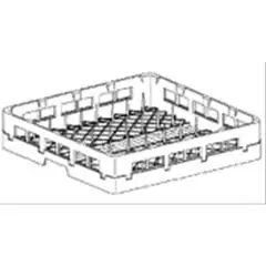 CESTELLO PIATTI 18 POSTI POLIPROPILENE - Dimensioni cm L 50 x P 50 x h 11