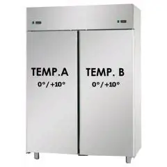 ARMADIO REFRIGERATO VENTILATO COMBINATO 1200 TN -2/+8 TN -2/+8 GN-STANDARD