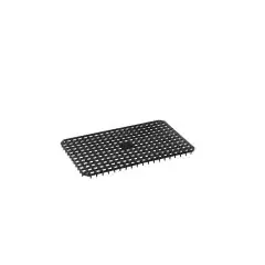 Griglia Salvapiatti Nero in polipropilene - GIGANPLAST - Codice 6700 - Dimensioni cm 40x25 - Imballo confezione da n. 1 Unità