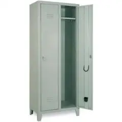 ARMADIO SPOGLIATOIO IN METALLO - MOD. CLA 35/50 - STRUTTURA MONOBLOCCO - N.1 PIANETTO IN METALLO - DIM.  CM L 70 x H 180