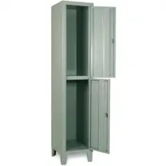ARMADIO MULTISPOGLIATOIO IN METALLO - MOD. EXT 35/50 - STRUTTURA MONOBLOCCO AD ANTE - DIM. Cm L 37x H 180