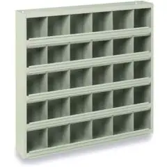 SCAFFALE PORTAMINUTERIA IN METALLO - MOD. SCA/20/30/36 - STRUTTURA MONOBLOCCO A CASELLE - DIM. Cm P 10 x H 60