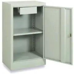 ARMADIO BASSO IN METALLO  - N. 1 ANTA CON CASSETTO - MOD. BAS60/C - Struttura monoblocco - DIM. Cm L 60 x P 40 x H 100 - Volume m³ 0,25 - Peso Kg. 20
