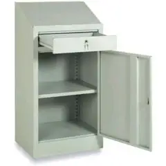 ARMADIO IN METALLO SCRIVIMPIEDI - MOD. SCR60/50 - DIM. Cm L 60 x P 45 x H 100/117 - Volume m³ 0,32 - Peso Kg. 22