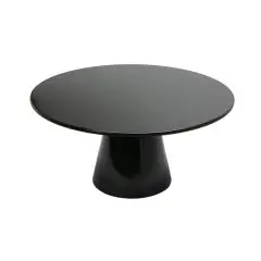 Alzata Tonda Nero in Melamina - MEDRI Linea MELAMINA - Codice HP6954 - Diametro 36 cm - Altezza cm 16 - Imballo confezione da n. 1 Unit&agrave;