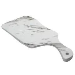 Tagliere Rettangolare Con Manico  in Melamina - MEDRI Linea MELAMINA MARMO - Codice YML45215M - Dimensioni cm 46x21 - Imballo confezione da n. 6 Unit&agrave;