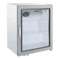 ARMADIETTO FRIGORIFERO SNACK IN LAMIERA VERNICIATA - STATICO - Mod. G-SC100G - CAPACITA' Lt 115 - N. 1 PORTA VETRO - TEMPERATURA +2°/+8°C - Dim. cm L 62 x P 54,3 x h 69 - Norma CE