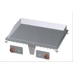 FRY TOP ELETTRICO PIASTRA RIGATA DA INCASSO - MOD. FTRD-68ET - N. 2 zone di cottura - Alimentazione trifase 400V/3N 230V/3 - Potenza kW 9 - Dimensioni: cm. L 80 x P 60 x H 22 - Norma CE
