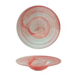 Pasta Bowl Rosso - MEDRI Linea ATLAS - Codice 3063 - Diametro 25,5 cm - Imballo confezione da n. 6 Unità