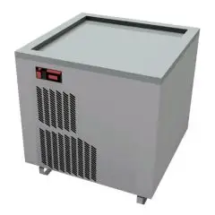 MACCHINA CARRELLATA CON PIASTRA REFRIGERATA - MOD. VRLEG800 - PER GELATO SPATOLATO - TEMPERATURA MAX DI LAVORO -38°C - ALIMENTAZIONE MONOFASE - POTENZA Kw 1,23 - DIMENSIONI PIASTRA cm 61 x 56 - DIMENSIONI ESTERNE cm L 80 x P 75 x 85h