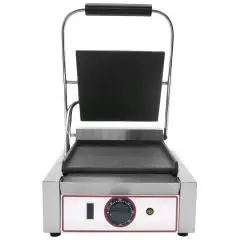 PIASTRA ELETTRICA IN GHISA - Mod. L 1 - Piastra singola liscia - Piano cottura cm 22,5x23 - Potenza kW 1,8 - Alimentazione monofase - Dimensioni cm L 31 x P 31 x 22h - Norma CE