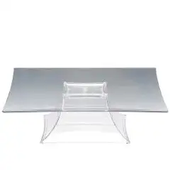 Alzata Quadra  in Policarbonato - MEDRI Linea BODRUM - Codice ZCP628-1 - Dimensioni cm 30x30 - Altezza cm 105 - Imballo confezione da n. 1 Unit&agrave;