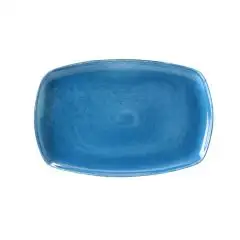 Piatto Rettangolare Blue - MEDRI Linea MATIZ - Dimensioni cm 30.5x20 - Imballo confezione da n. 6 Unità