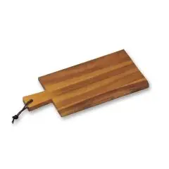 Tagliere Rettangolare Con Manico  in Acacia - KESPER - Codice 28191 - Dimensioni cm 35x18 - Imballo confezione da n. 1 Unità