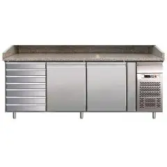 Banco pizza refrigerato in acciaio inox Forcar G-PZ2610TN
