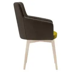 POLTRONCINA MARKA - MOD. 570 - STRUTTURA A 4 GAMBE IN LEGNO - SEDILE E SCHIENALE IMBOTTITI IN TESSUTO - ALTEZZA SEDUTA cm 46 - PER USO INTERNO - DIM. Cm L 62 x P 58 x H 85 - NORMA CE - SU RICHIESTA SONO DISPONIBILI ALTRE FINITURE