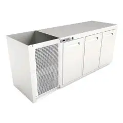 CELLA DA INCASSO BAR REFRIGERATA - MOD. CIR850/TN200 - Temperatura TN +4&deg;C/+8&deg;C - L. 200 cm - CON UNITA' CONDENSATRICE INCORPORATA