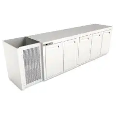 CELLA DA INCASSO BAR REFRIGERATA - MOD. CIR850/TN300 - Temperatura TN +4&deg;C/+8&deg;C - L. 300 cm - CON UNITA' CONDENSATRICE INCORPORATA