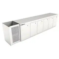 CELLA DA INCASSO BAR REFRIGERATA - MOD. CIR850/TN350 - Temperatura TN +4&deg;C/+8&deg;C - L. 350 cm - CON UNITA' CONDENSATRICE INCORPORATA