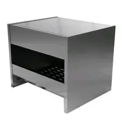 Tramoggia Pane completa di cassetto raccogli briciole - Lunghezza cm 72 - Profondità cm 60 - Altezza cm 60